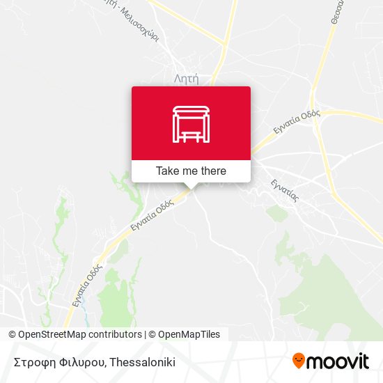 Στροφη Φιλυρου map