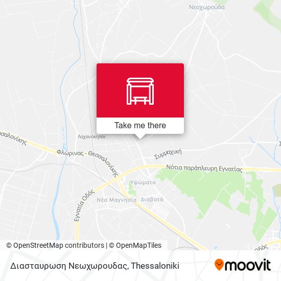 Διασταυρωση Νεωχωρουδας map