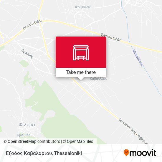 Εξοδος Καβαλαριου map