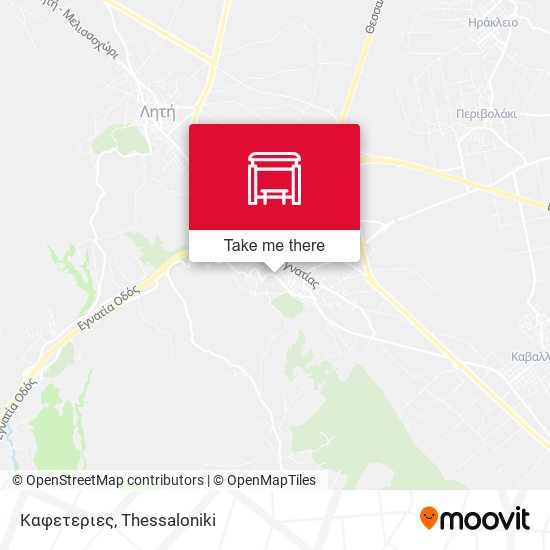 Καφετεριες map