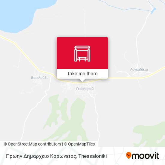Πρωην Δημαρχειο Κορωνειας map