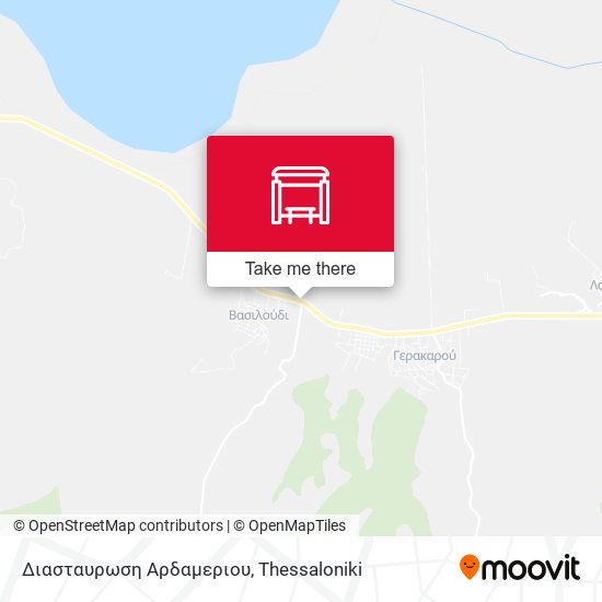 Διασταυρωση Αρδαμεριου map