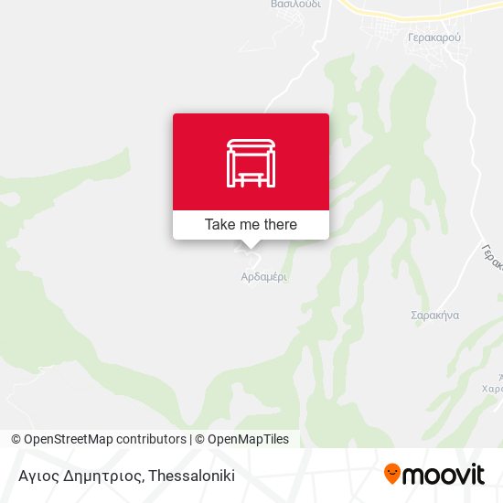Αγιος Δημητριος map