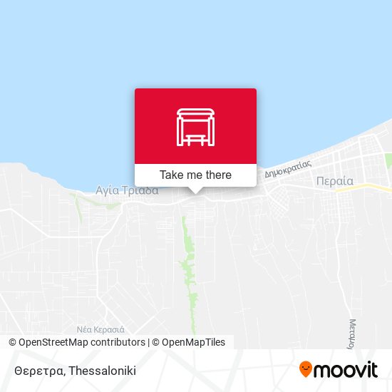 Θερετρα map