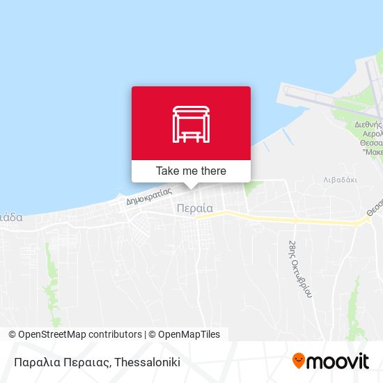 Παραλια Περαιας map