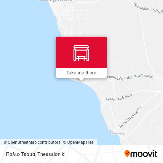 Παλιο Τερμα map