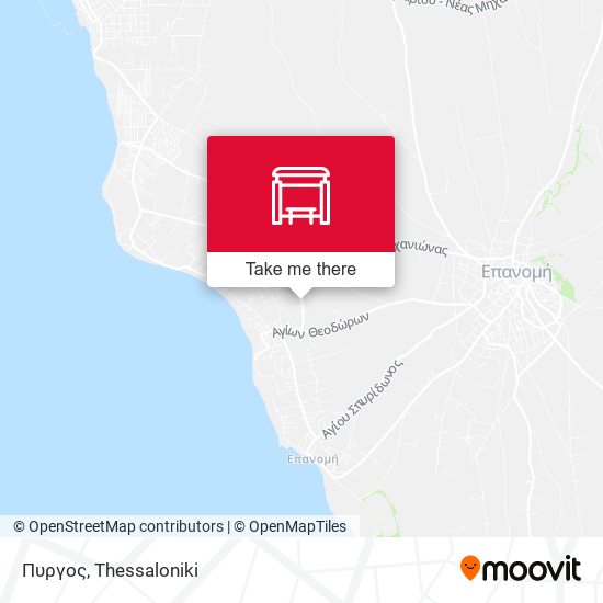 Πυργος map