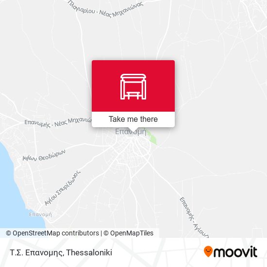 Τ.Σ. Επανομης map