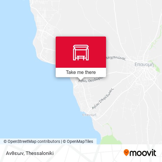 Ανθεων map