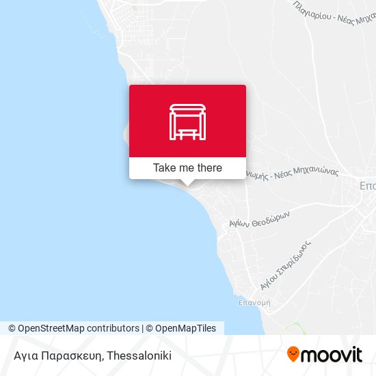 Αγια Παρασκευη map