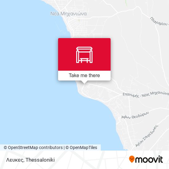 Λευκες map