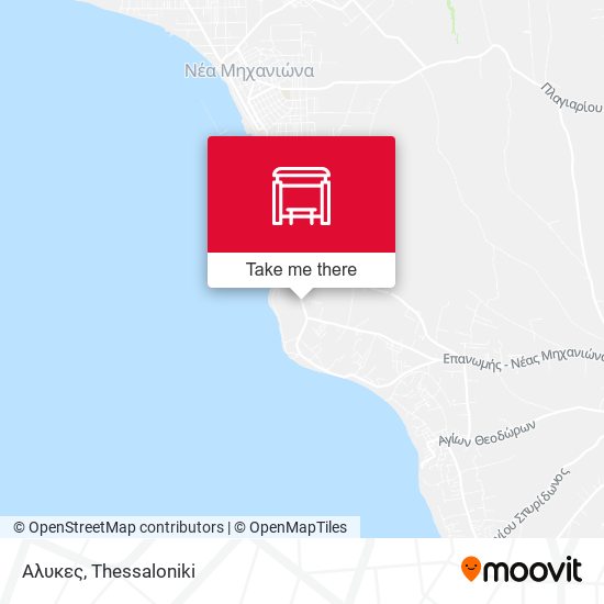 Αλυκες map