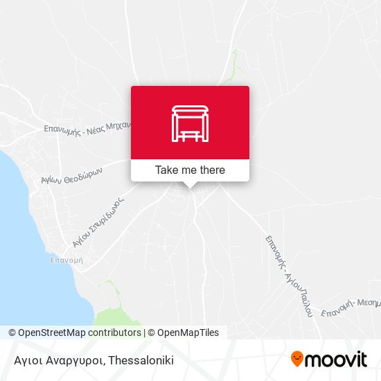 Αγιοι Αναργυροι map