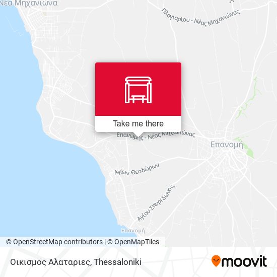 Οικισμος Αλαταριες map