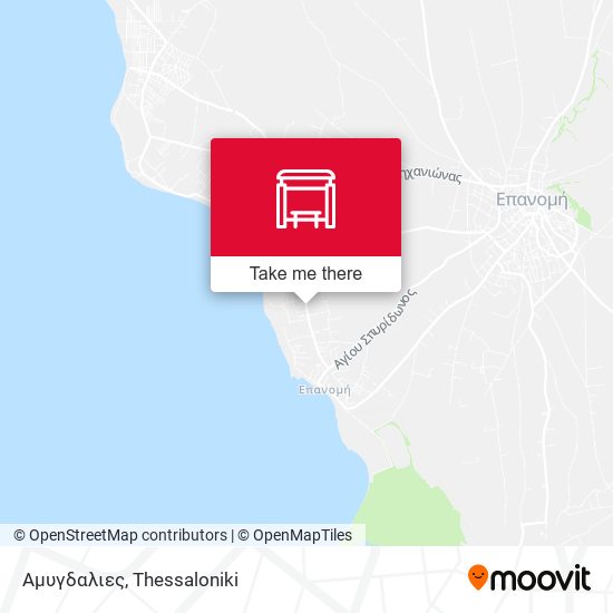Αμυγδαλιες map