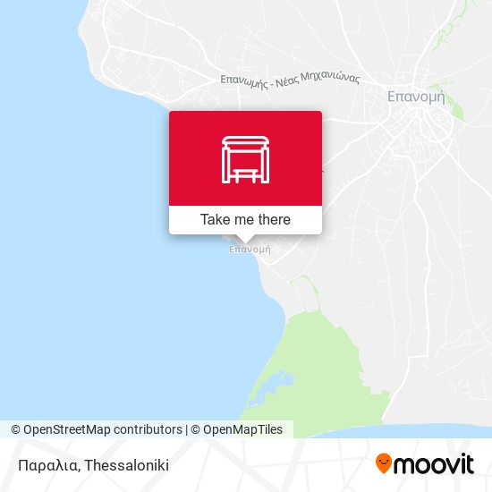 Παραλια map