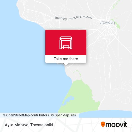 Αγια Μαρινα map