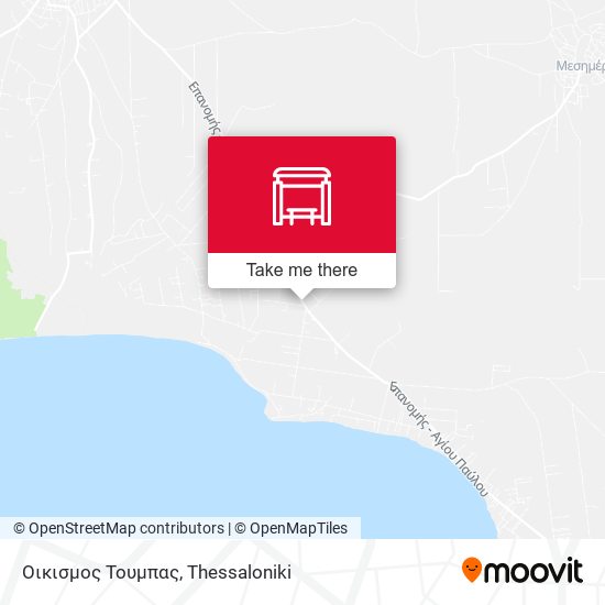 Οικισμος Τουμπας map