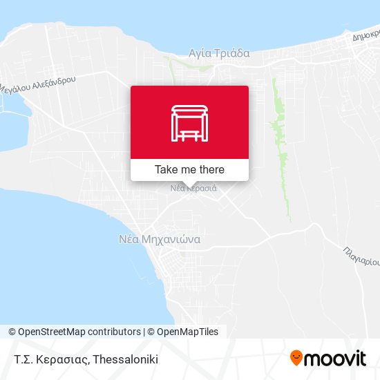 Τ.Σ. Κερασιας map