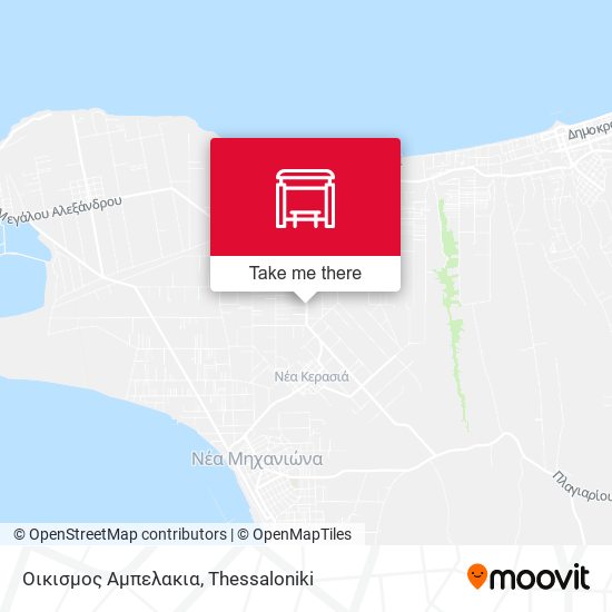 Οικισμος Αμπελακια map