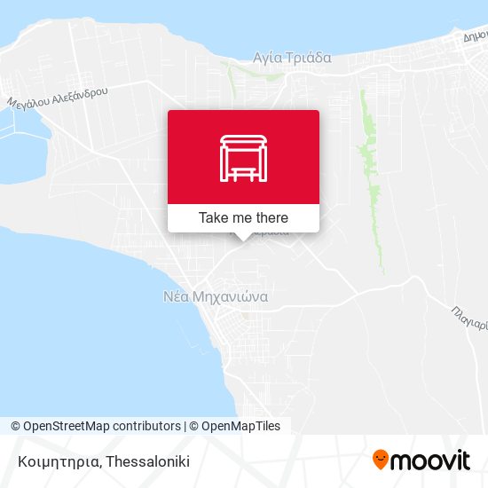 Κοιμητηρια map