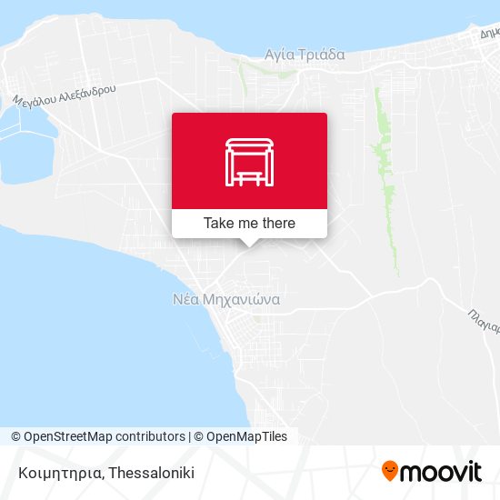 Κοιμητηρια map