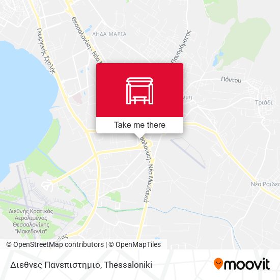 Διεθνες Πανεπιστημιο map