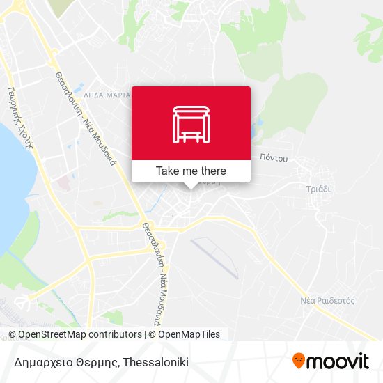 Δημαρχειο Θερμης map