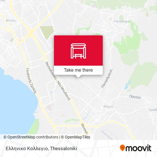Ελληνικο Κολλεγιο map