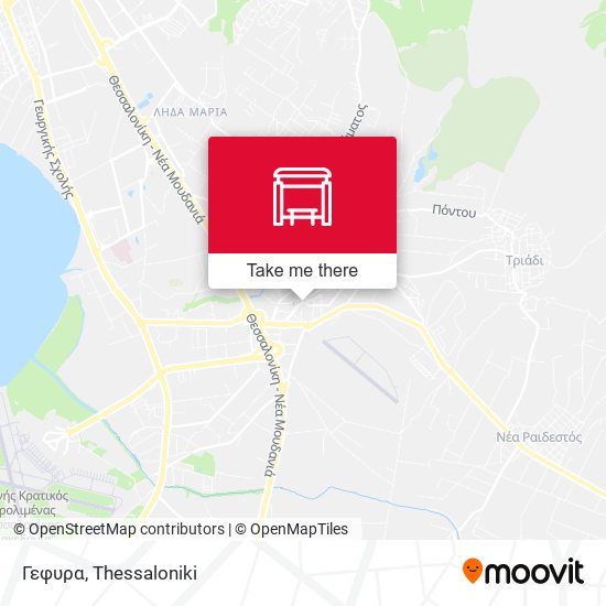 Γεφυρα map