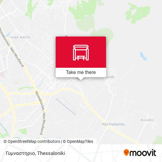 Γυμναστηριο map