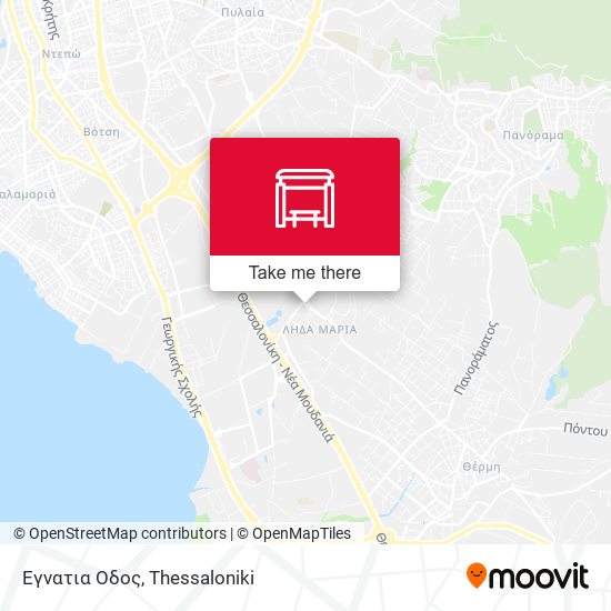 Εγνατια Οδος map