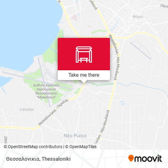 Θεσσαλονικια map