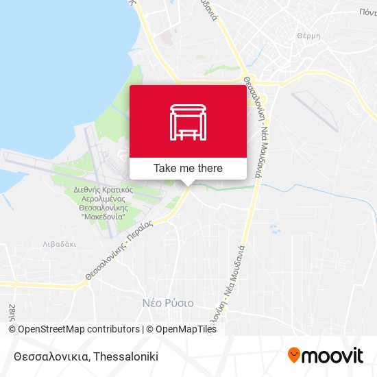 Θεσσαλονικια map