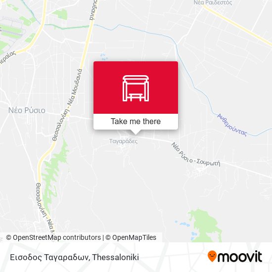 Εισοδος Ταγαραδων map