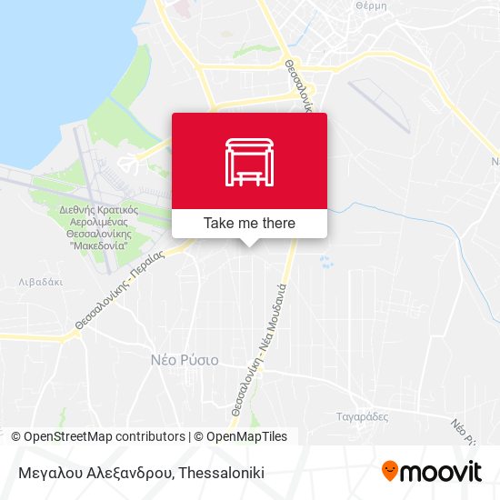Μεγαλου Αλεξανδρου map