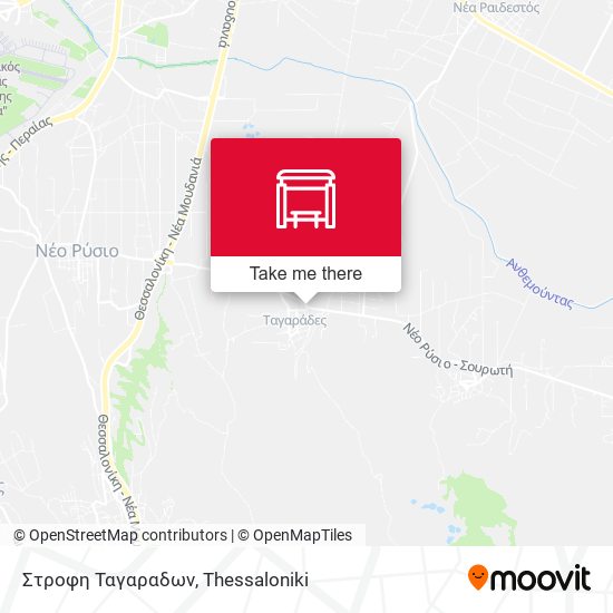 Στροφη Ταγαραδων map
