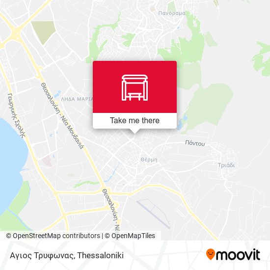 Αγιος Τρυφωνας map