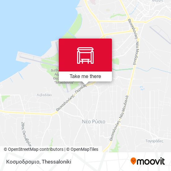 Κοσμοδρομιο map