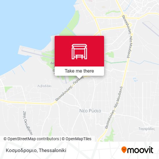 Κοσμοδρομιο map