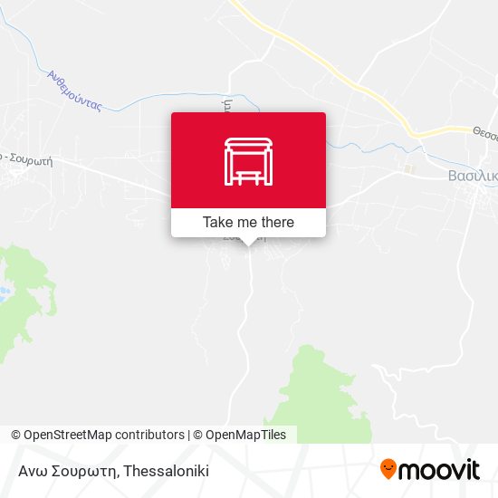 Ανω Σουρωτη map
