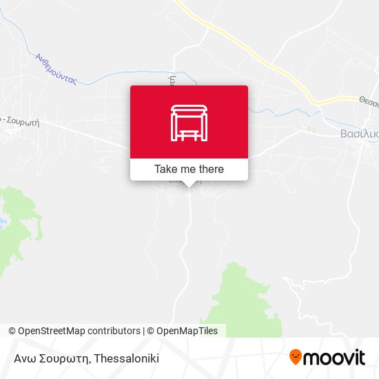 Ανω Σουρωτη map