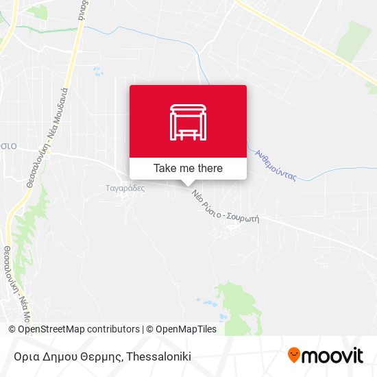 Ορια Δημου Θερμης map