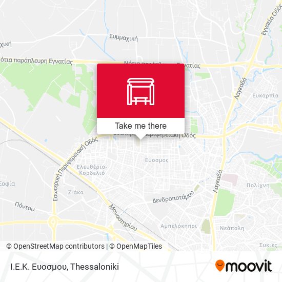 Ι.Ε.Κ. Ευοσμου map