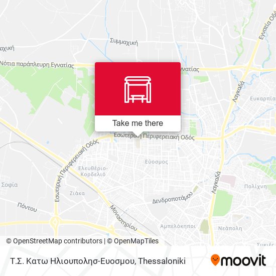 Τ.Σ. Κατω Ηλιουπολησ-Ευοσμου map