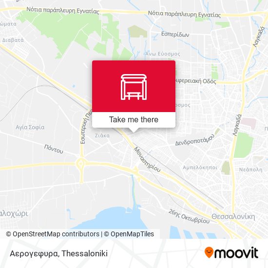 Αερογεφυρα map