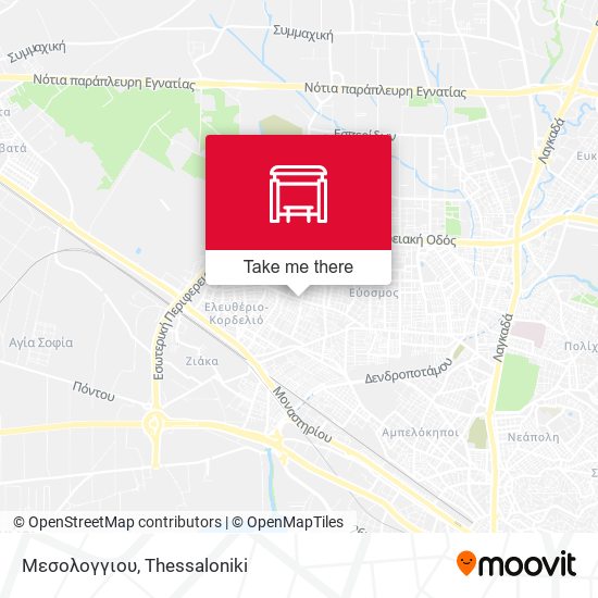 Μεσολογγιου map