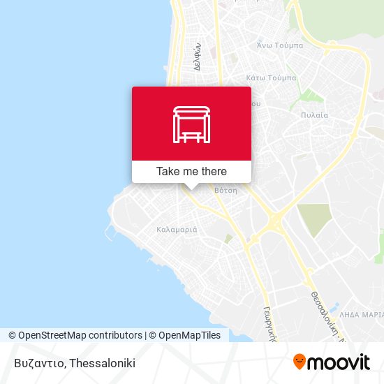 Βυζαντιο map