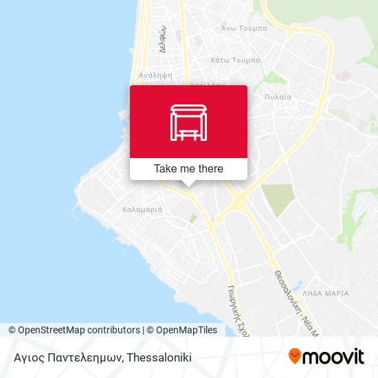 Αγιος Παντελεημων map
