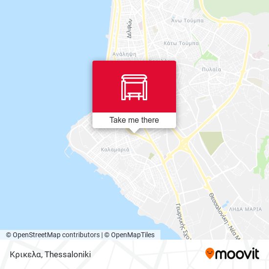 Κρικελα map